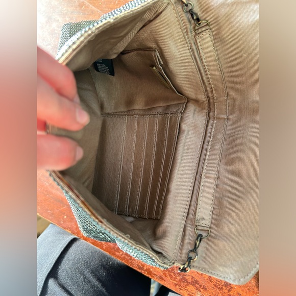 BCBGMAZRIA, metal chain clutch purse - Picture 6 of 11